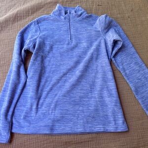Women's Blue Quarter-Zip Sweater